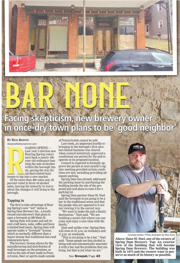 Bar none — Facing skepticism, new brewery owner in a once-dry town 